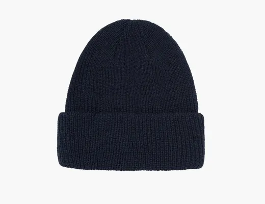 Аксессуары Stussy Basic Cuff Beanie «Navy» синий
