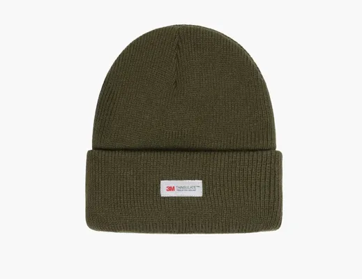 Аксессуары Stussy Big Basic Thinsulate Beanie «Olive» зеленый