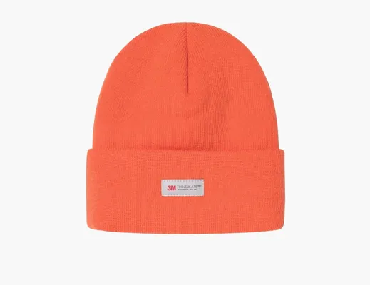 Аксессуары Stussy Big Basic Thinsulate Beanie «Orange» оранжевый