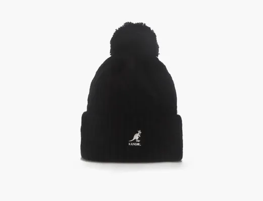 Аксессуары Kangol Pompom Beanie «Black» черный