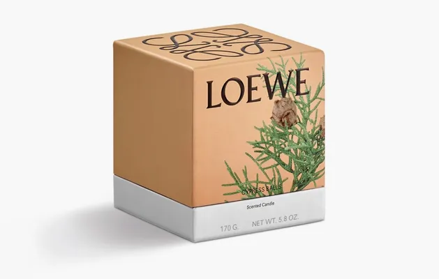 Парфюмерия Loewe Small Scented Candle «Cypress Balls» lightBlue