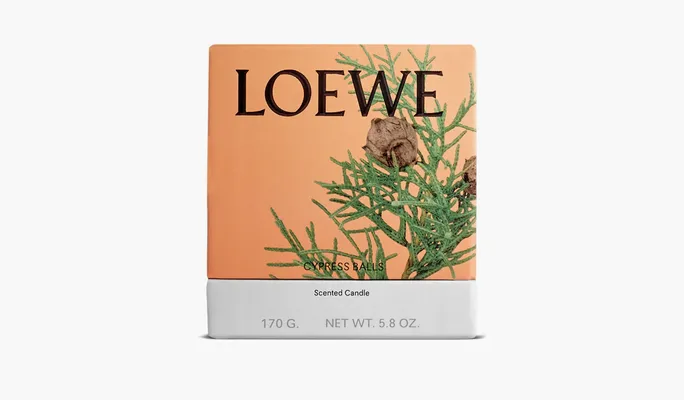 Парфюмерия Loewe Small Scented Candle «Cypress Balls» lightBlue