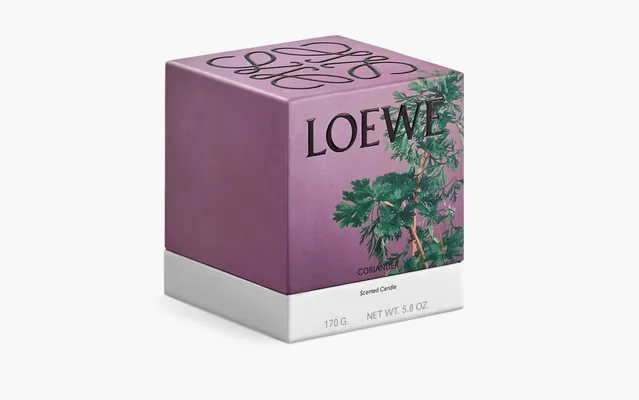 Парфюмерия Loewe Small Scented Candle «Coriander» коричневый