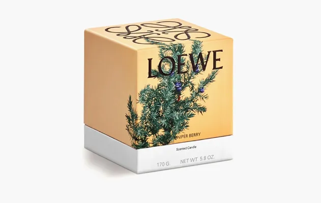 Парфюмерия Loewe Small Scented Candle «Juniper Berry» коричневый