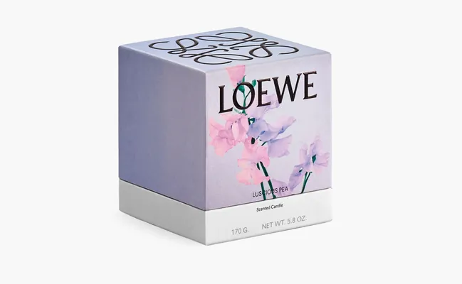 Парфюмерия Loewe Small Scented Candle «Luscious Pea» зеленый