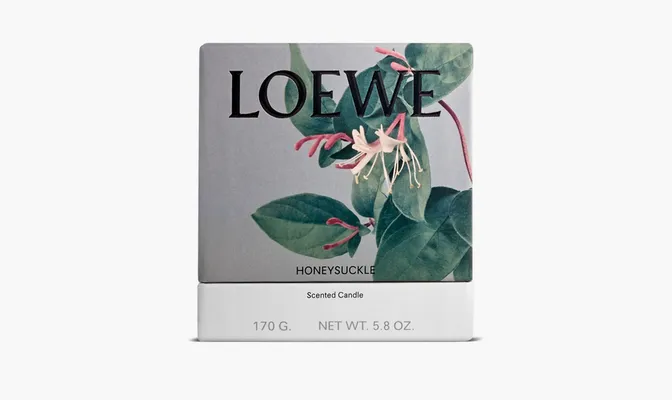 Парфюмерия Loewe Small Scented Candle «Honeysuckle» желтый