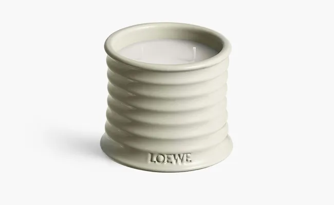 Парфюмерия Loewe Small Scented Candle «Mushroom» белый