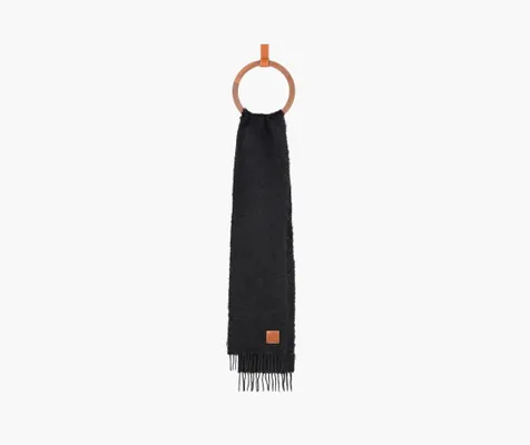 Аксессуары Loewe Scarf In Mohair And Wool «Black» черный
