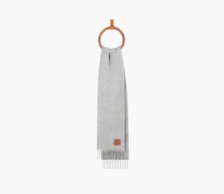 Аксессуары Loewe Scarf In Mohair And Wool «Light Grey» серый