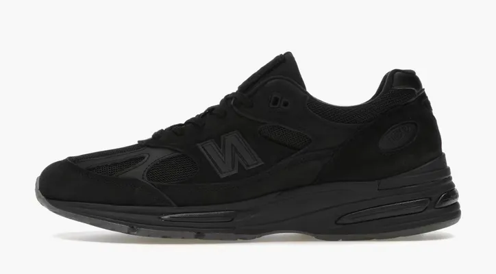 Кроссовки Stone Island x 991v2 Made in England «Ghost Pack - Black» черный