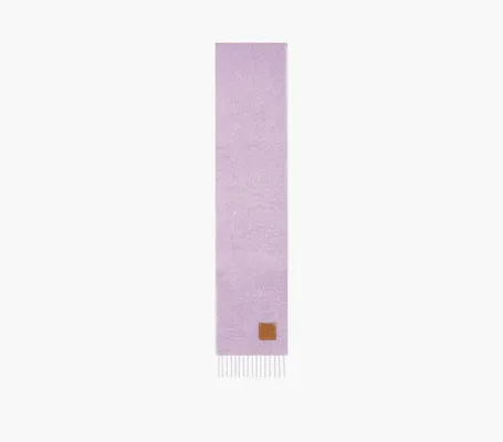 Аксессуары Loewe Wool and Mohair Scarf «Violet» фиолетовый