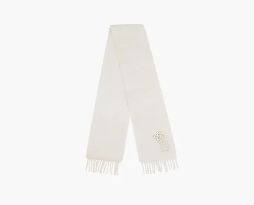Аксессуары Loewe Mohair-Blend Scarf «White» белый