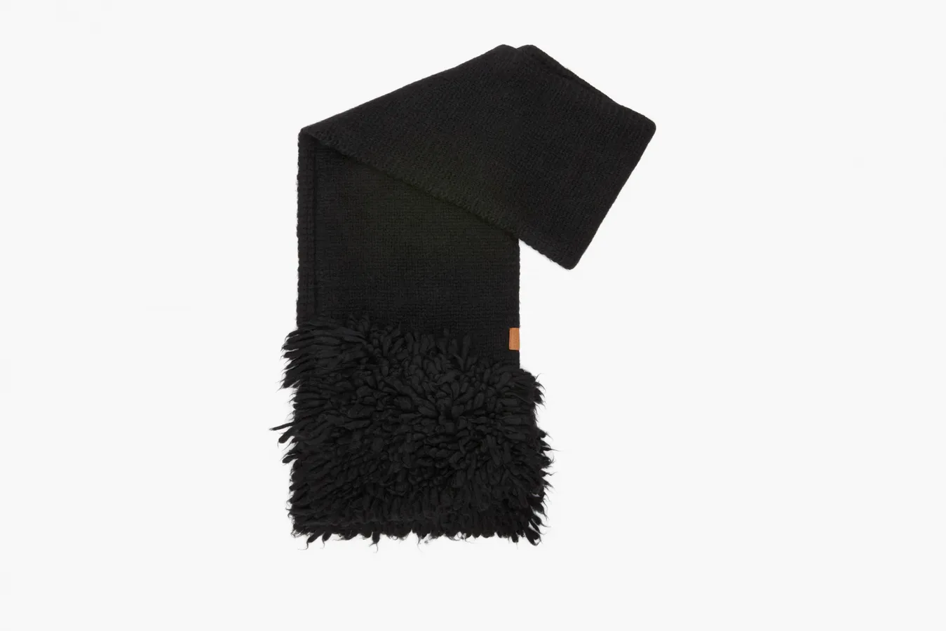 Loewe Scarf in Alpaca Blend «Black»