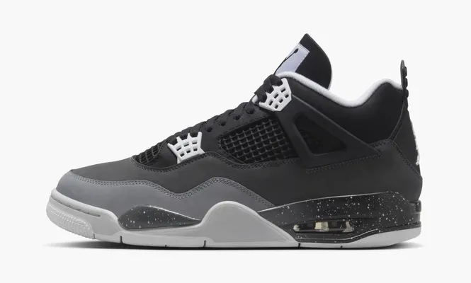 Кроссовки Air Jordan 4 Retro «Fear» 2024 черный