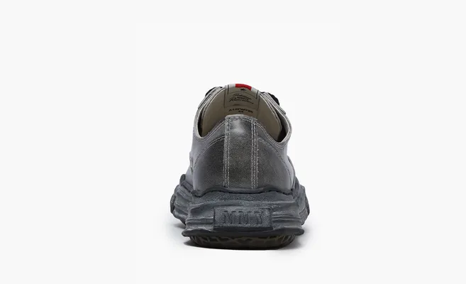 Кроссовки Maison Mihara Yasuhiro Hank Low «Vintage Leather - Black» коричневый