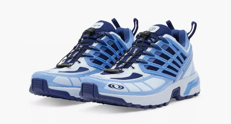 Кроссовки Salomon x MM6 Maison Margiela x ACS Pro Advanced «Heather Blue Bonnet» синий