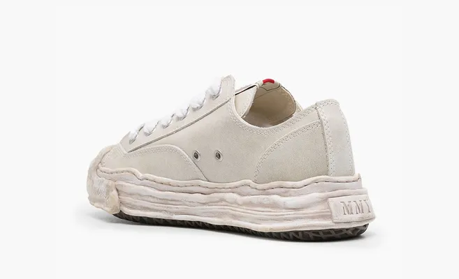 Кроссовки Maison Mihara Yasuhiro Hank Low «Vintage Leather - White» белый