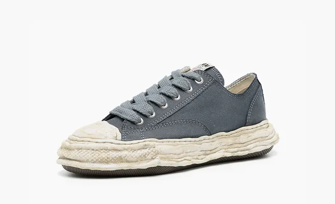 Кроссовки Maison Mihara Yasuhiro Peterson Low «Garment Dyed - Grey» серый