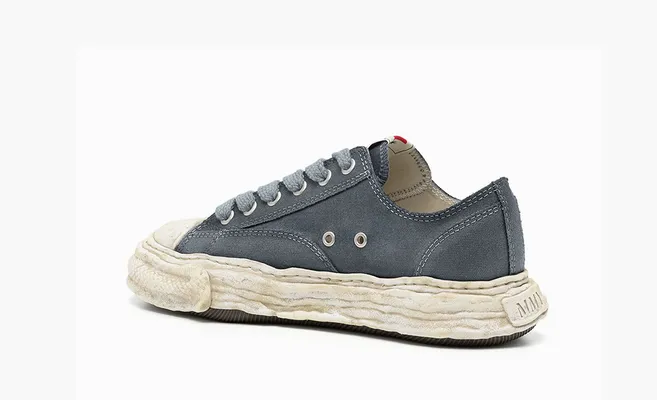 Кроссовки Maison Mihara Yasuhiro Peterson Low «Garment Dyed - Grey» серый