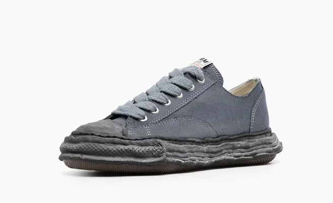 Кроссовки Maison Mihara Yasuhiro Peterson Low «Garment Dyed - Pure Black» черный