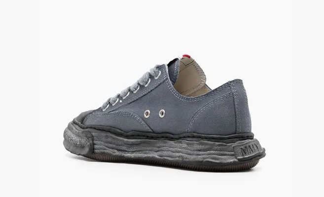 Кроссовки Maison Mihara Yasuhiro Peterson Low «Garment Dyed - Pure Black» черный