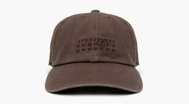 Аксессуары MM6 Maison Margiela Patterned Cap «Brown» коричневый