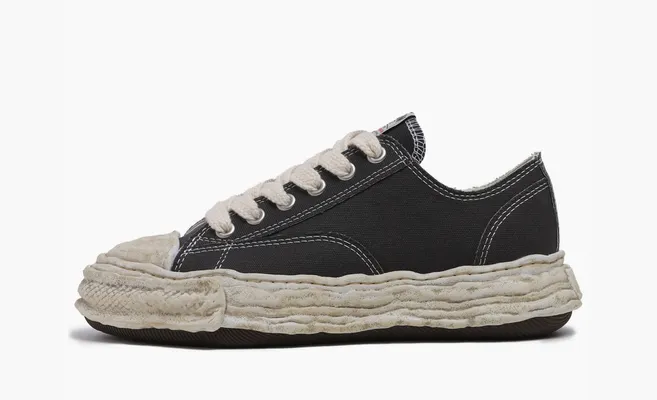 Кроссовки Maison Mihara Yasuhiro Peterson 23 OG Dyed Sole Canvas Low «Gray» серый