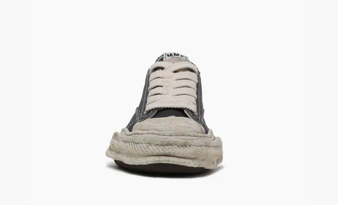 Кроссовки Maison Mihara Yasuhiro Peterson 23 OG Dyed Sole Canvas Low «Gray» серый
