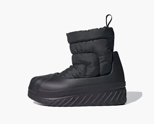 Обувь Adidas adiFOM Superstar Winter Boot WMNS «Black Carbon» черный