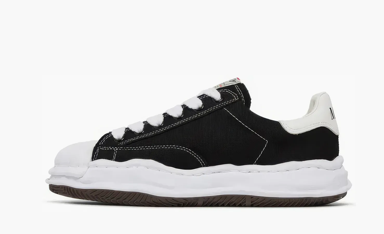 Maison Mihara Yasuhiro Blakey OG Sole Canvas Low «Black White»
