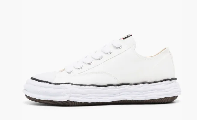 Кроссовки Maison Mihara Yasuhiro Peterson 23 OG Sole Canvas Low «White» белый