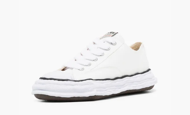 Кроссовки Maison Mihara Yasuhiro Peterson 23 OG Sole Canvas Low «White» белый