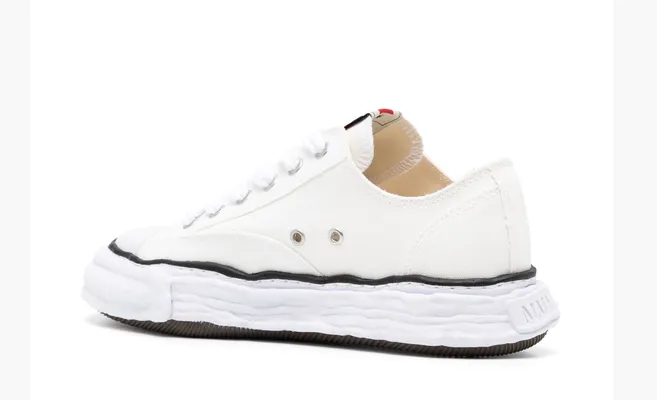 Кроссовки Maison Mihara Yasuhiro Peterson 23 OG Sole Canvas Low «White» белый