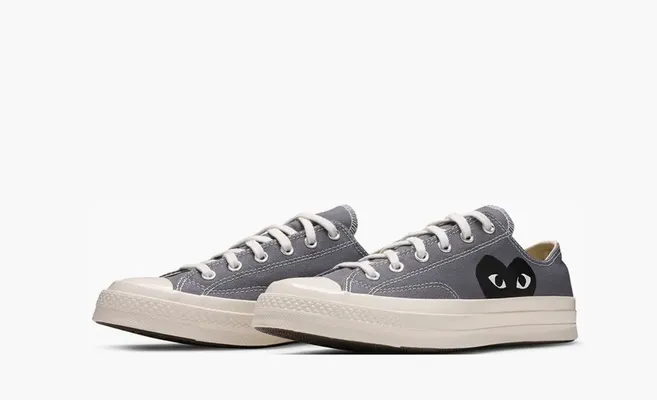 Кроссовки Comme des Garcons Play x Chuck 70 Low «Steel Gray» серый