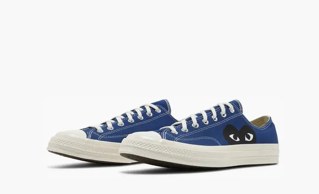 Кроссовки Comme des Garcons Play x Chuck 70 Low «Blue Quartz» синий
