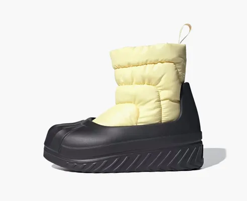 Обувь Adidas adiFOM Superstar Winter Boot WMNS «Almost Yellow» желтый,черный