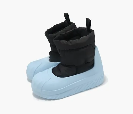 Обувь Adidas adiFOM Superstar Winter Boot WMNS «Blue» черный,lightBlue