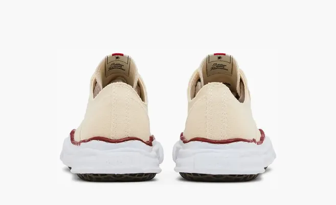 Кроссовки Maison Mihara Yasuhiro Peterson OG Sole Canvas Low «Natural» белый