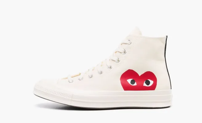 Кроссовки Comme des Garcons Play x Chuck 70 High «Milk» белый