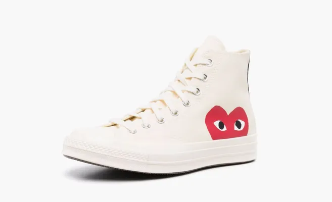 Кроссовки Comme des Garcons Play x Chuck 70 High «Milk» белый
