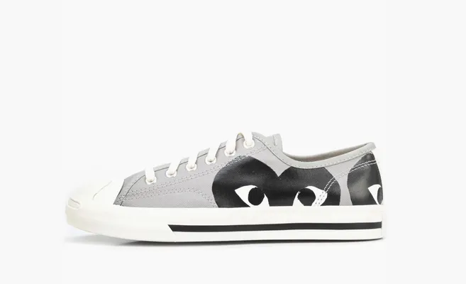 Кроссовки Comme des Garcons Play x Jack Purcell «Drizzle Black» серый
