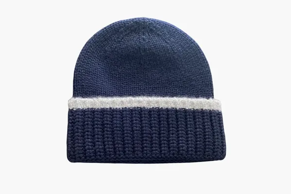 Аксессуары Chanel Beanie Hat Wool «Navy Blue» синий
