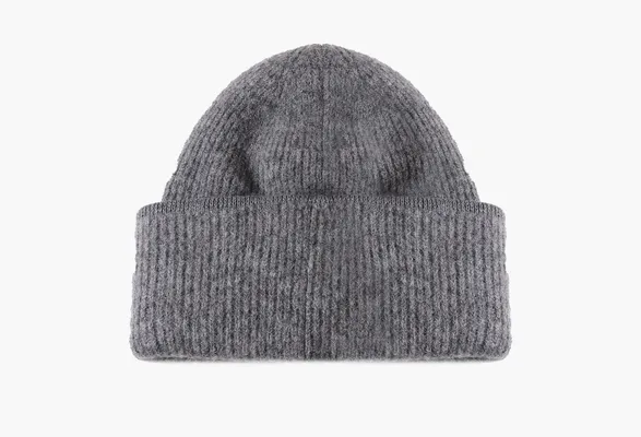 Аксессуары Jacquemus Le Bonnet Gros Grain Beanie «Dark Grey» серый