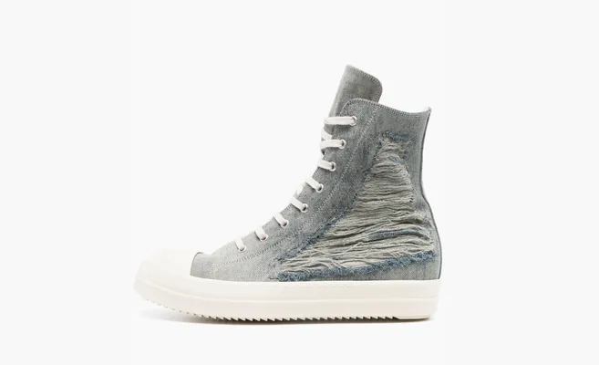 Кроссовки Rick Owens DRKSHDW Lido High-top Sneakers Original Shoe Box Included US M 8 «Blue» lightBlue