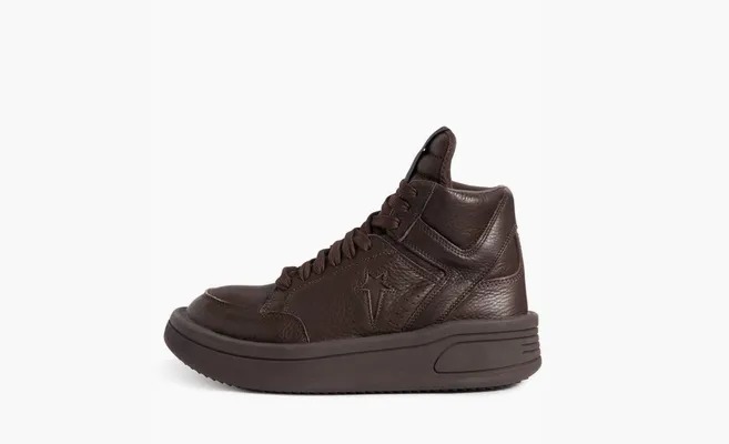 Кроссовки Rick Owens x DRKSHDW TURBOWPN Mid «Clay» коричневый