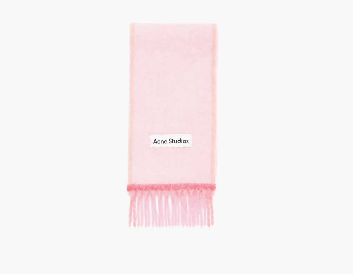 Acne Studios Wool Mohair Scarf «Pink»
