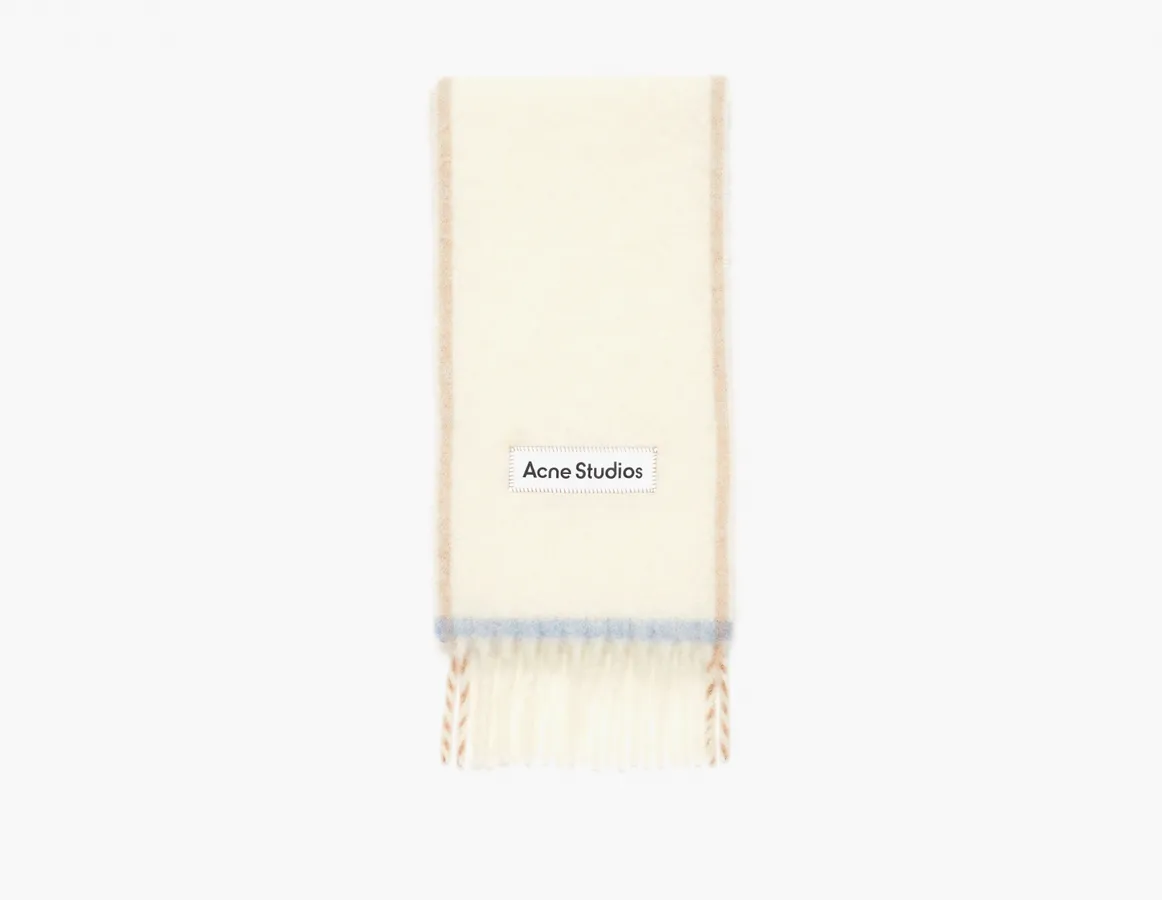 Acne Studios Wool Mohair Scarf «White»