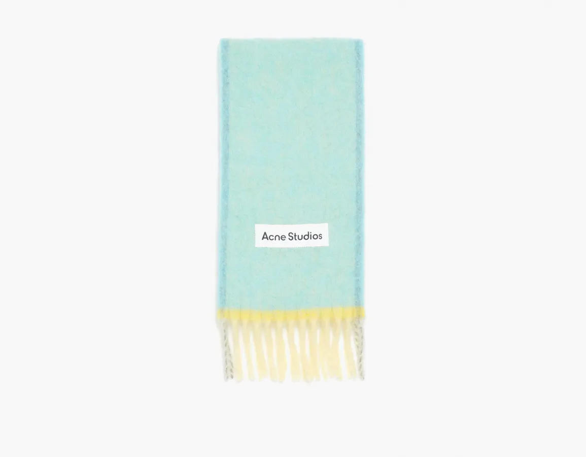 Acne Studios Wool Mohair Scarf «Light Blue»