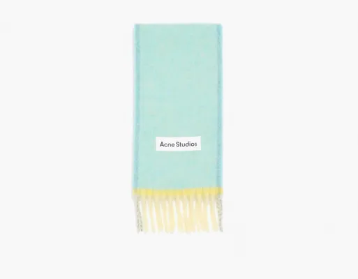 Аксессуары Acne Studios Wool Mohair Scarf «Light Blue» lightBlue