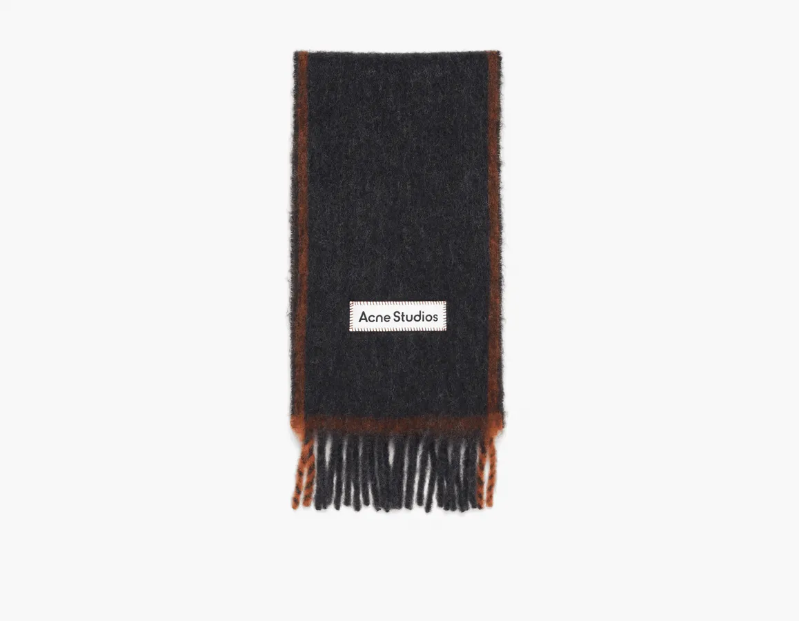 Acne Studios Wool Mohair Scarf «Black»